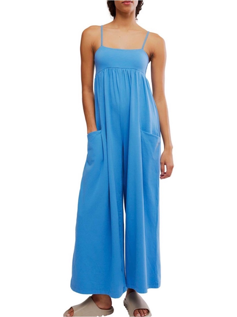 Free People Hot Shot Strappy Onesie Cobalt Blue Size XL NWT - Picture 6 of 12
